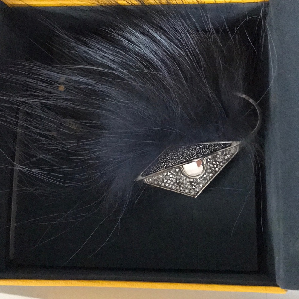 Fendi x Delfina delettrez rare fox eye earring